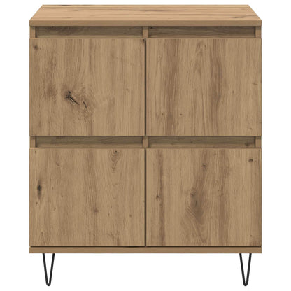 vidaXL Sideboards 2 pcs Artisan-Eiche 120 x 35 x 70 cm Holzwerkstoff