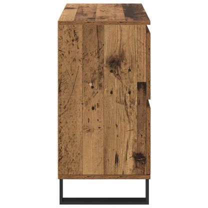 vidaXL Sideboard 2 pcs Altholz 60 x 35 x 70 cm