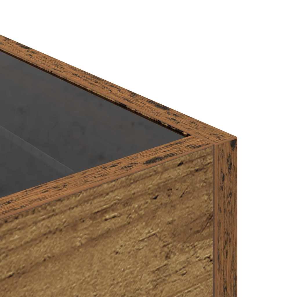 vidaXL Couchtisch Altholz 40 x 40 x 30 cm Holzwerkstoff