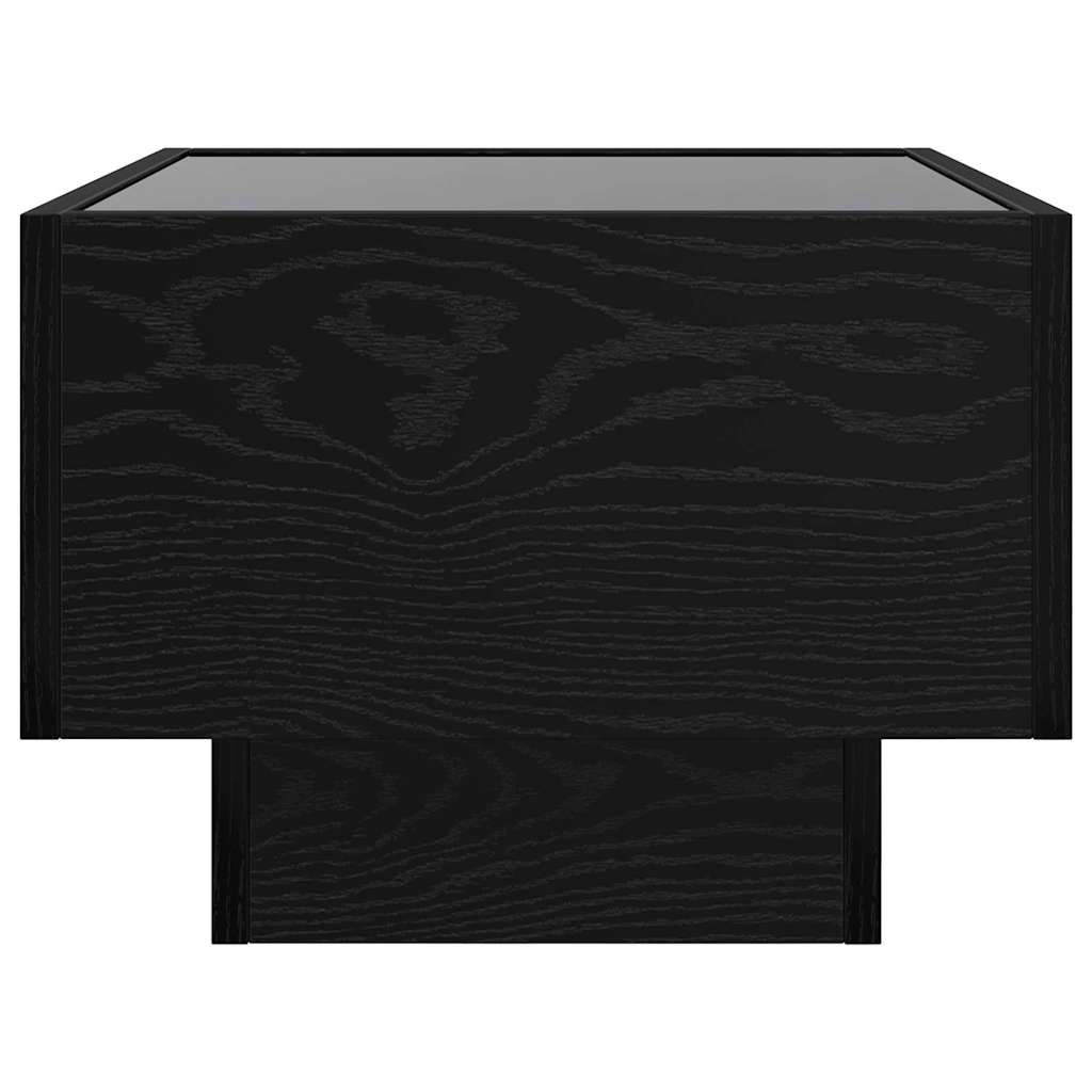 vidaXL Couchtisch Schwarz Eichen-Optik 40 x 40 x 30 cm Holzwerkstoff