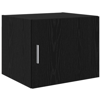 vidaXL Sideboard 3 pcs Schwarz Eichen-Optik