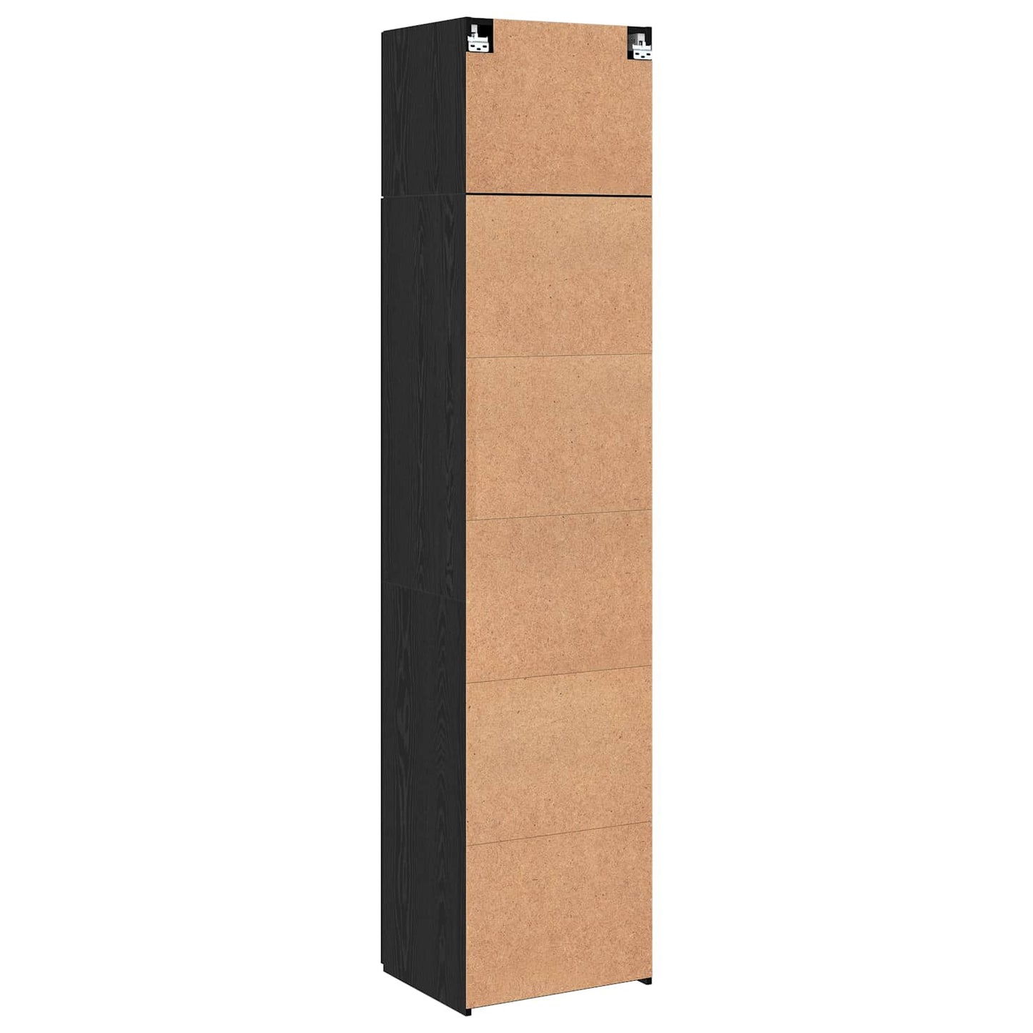 vidaXL Sideboard 3 pcs Schwarz Eichen-Optik