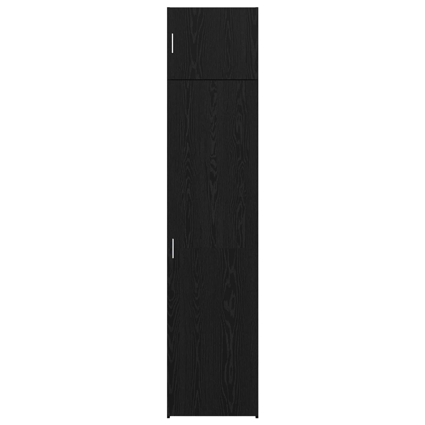 vidaXL Sideboard 3 pcs Schwarz Eichen-Optik