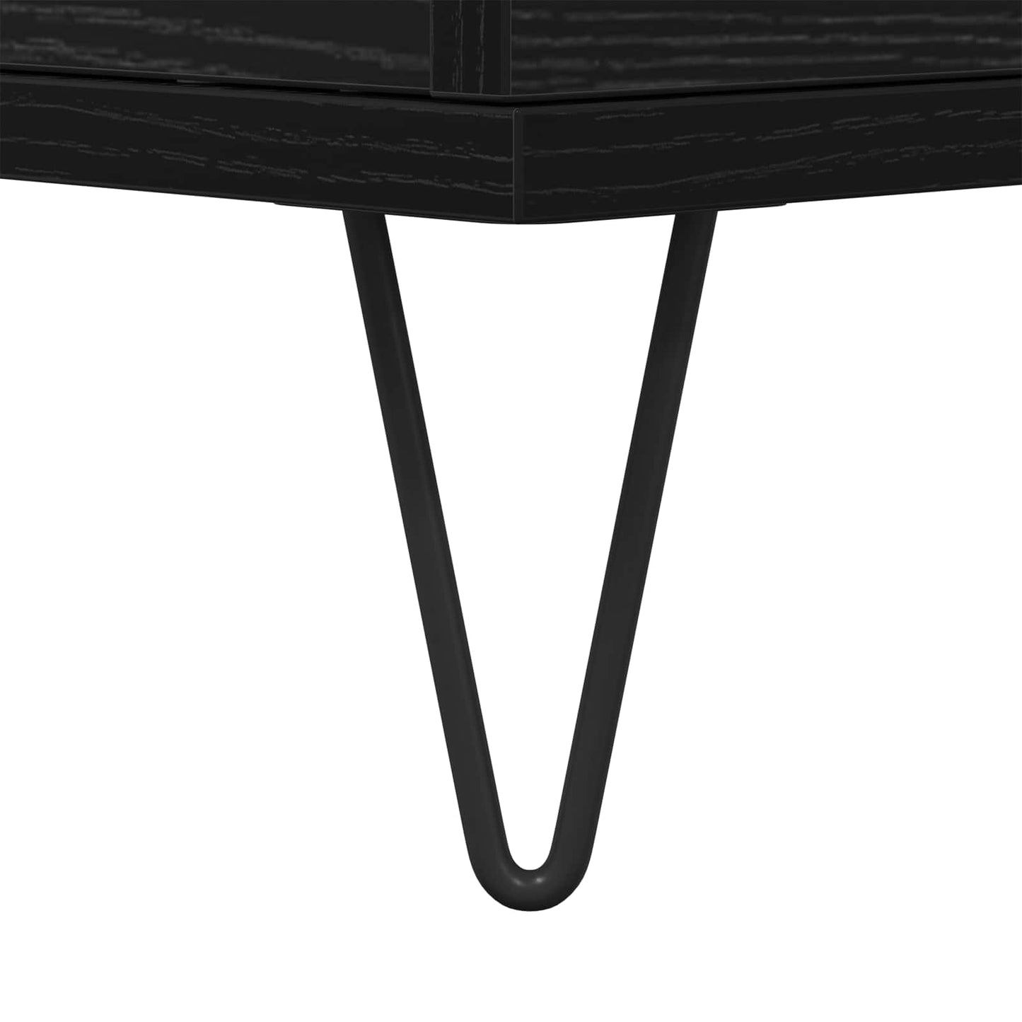 vidaXL Sideboard 3 pcs Schwarz Eichen-Optik 60 x 35 x 70 cm