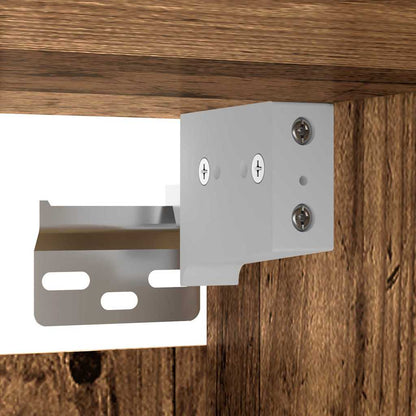 Wandmontierte Schränke 2 pcs Altholz 69,5 x 34 x 90 cm