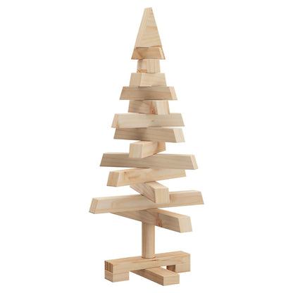 vidaXL Weihnachtsbäume mit Ständer Natur 60 cm Massivholz Kiefer