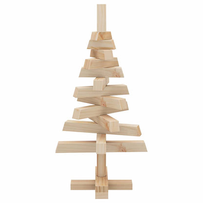 vidaXL Weihnachtsbäume mit Ständer Natur 60 cm Massivholz Kiefer