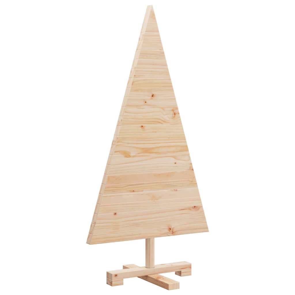 vidaXL Weihnachtsbäume mit Ständer Natur 90 cm Massivholz Kiefer