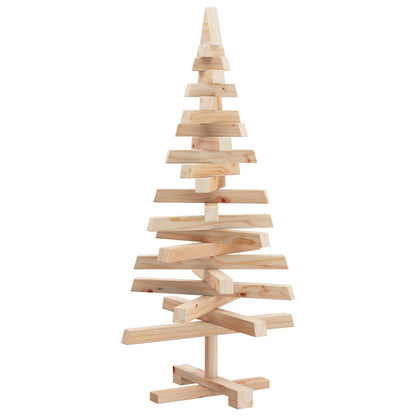 vidaXL Weihnachtsbäume mit Ständer Natur 90 cm Massivholz Kiefer