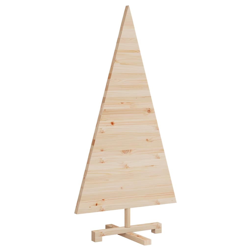 vidaXL Weihnachtsbäume mit Ständer Natur 120 cm Massivholz Kiefer