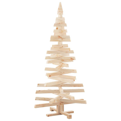 vidaXL Weihnachtsbäume mit Ständer Natur 150 cm Massivholz Kiefer
