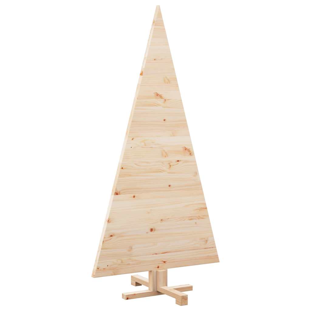 vidaXL Weihnachtsbäume mit Ständer Natur 150 cm Massivholz Kiefer