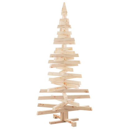vidaXL Weihnachtsbäume mit Ständer Natur 150 cm Massivholz Kiefer