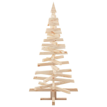 vidaXL Weihnachtsbäume mit Ständer Natur 150 cm Massivholz Kiefer