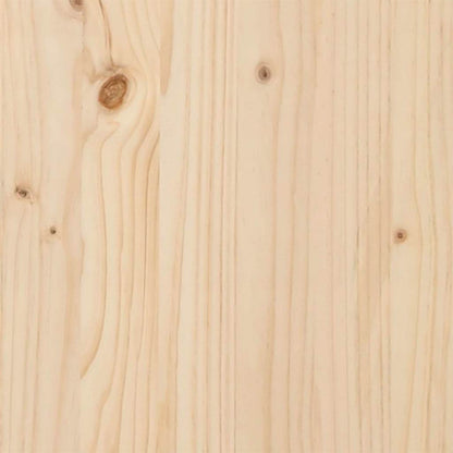 vidaXL Weihnachtsbäume mit Ständer Natur 150 cm Massivholz Kiefer