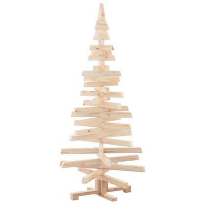 vidaXL Weihnachtsbäume mit Ständer Natur 150 cm Massivholz Kiefer