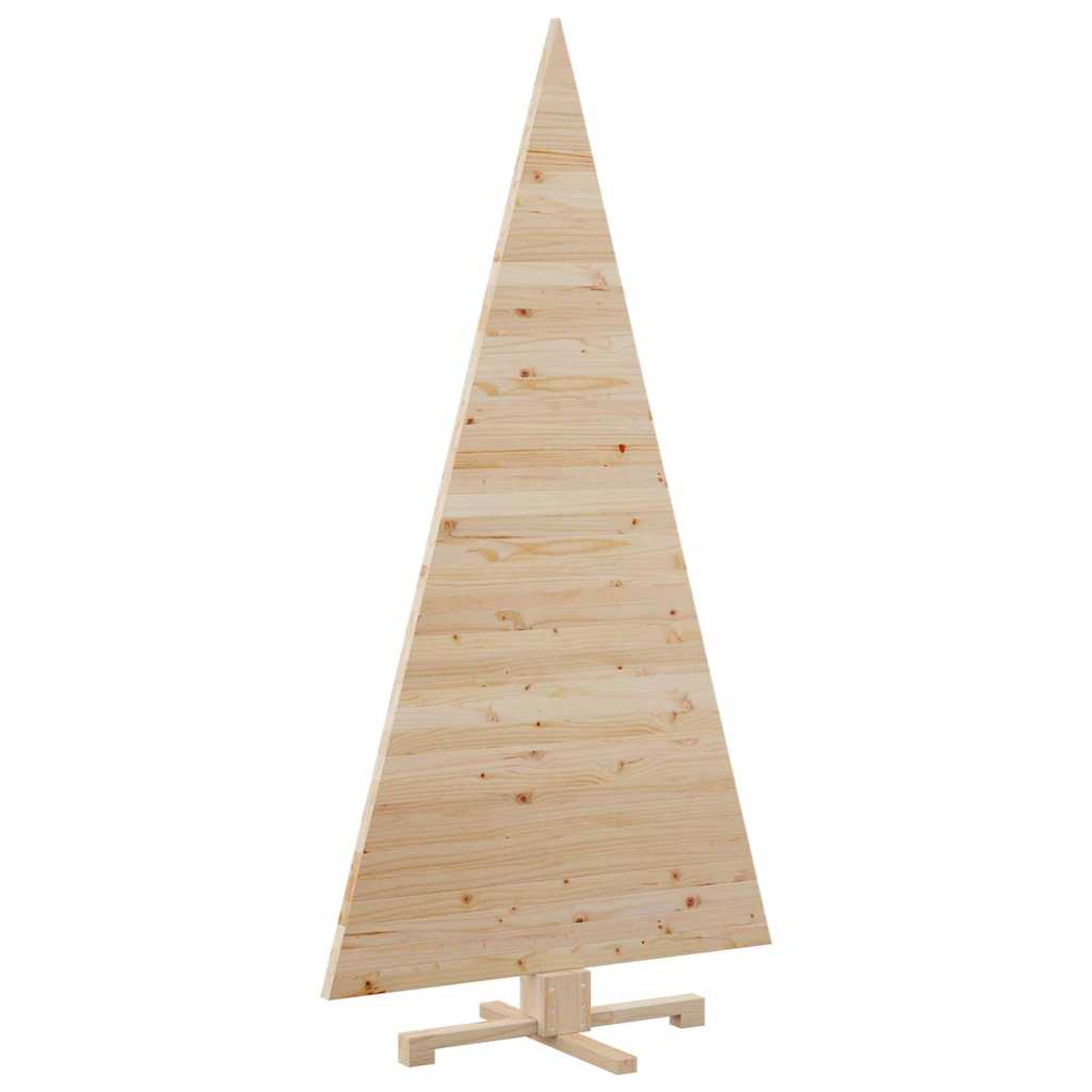 vidaXL Weihnachtsbäume mit Ständer Natur 180 cm Massivholz Kiefer