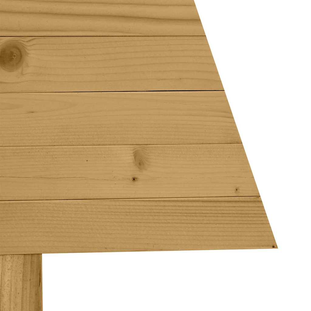 vidaXL Weihnachtsbäume mit Ständer Braun 90 cm Massivholz Kiefer