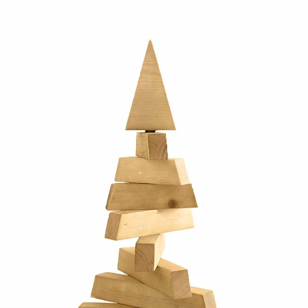 vidaXL Weihnachtsbäume mit Ständer Braun 150 cm Massivholz Kiefer
