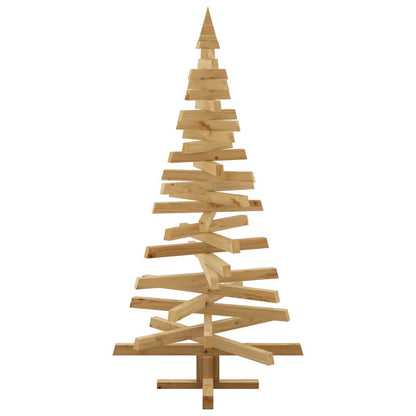 vidaXL Weihnachtsbäume mit Ständer Braun 150 cm Massivholz Kiefer