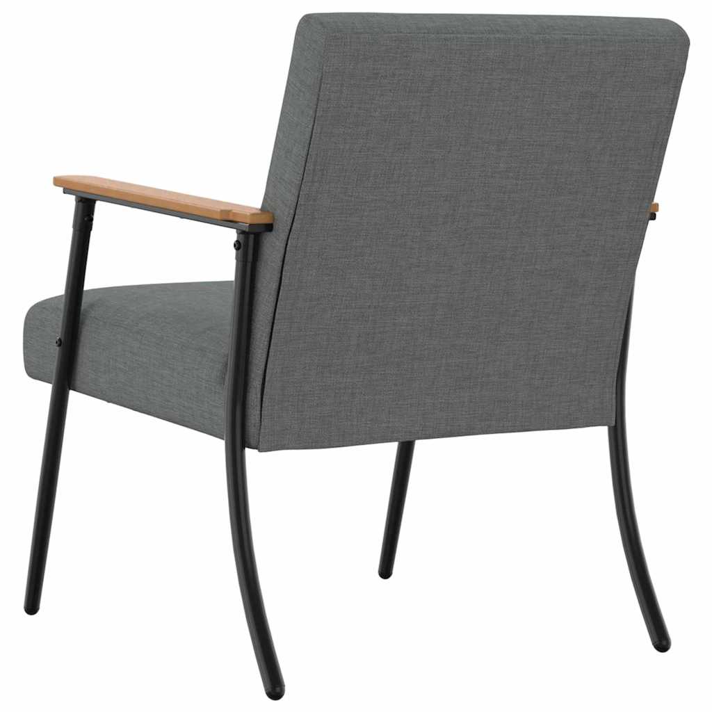 vidaXL Sessel Dunkelgrau 59 x 75 x 78 cm Stoff