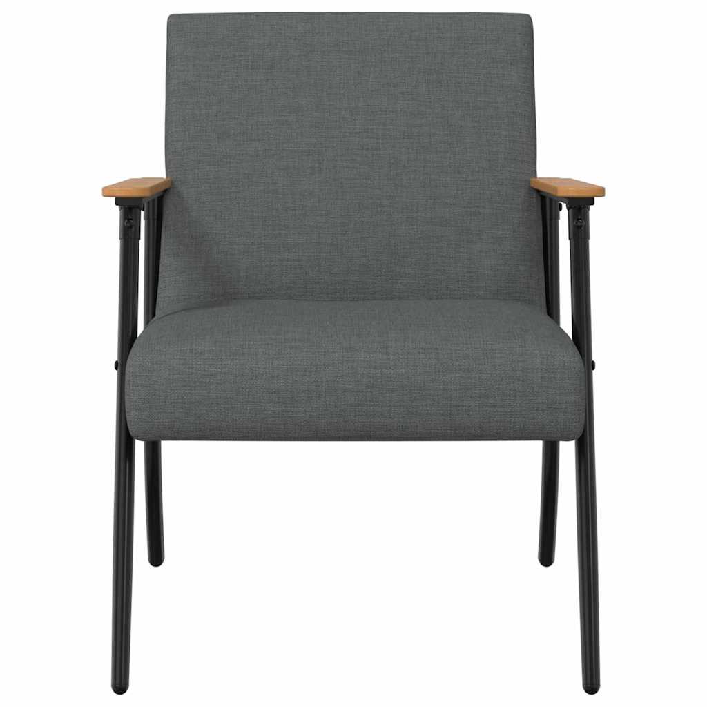 vidaXL Sessel Dunkelgrau 59 x 75 x 78 cm Stoff