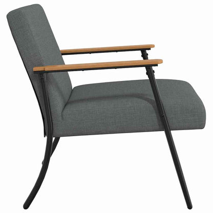 vidaXL Sessel Dunkelgrau 59 x 75 x 78 cm Stoff