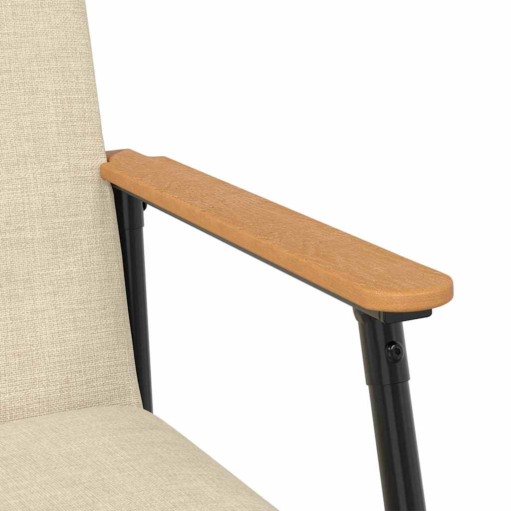 vidaXL Sessel Creme 59 x 75 x 78 cm Stoff