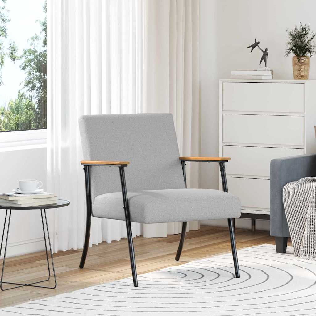 Sessel Wolkengrau 59 x 75 x 78 cm Stoff