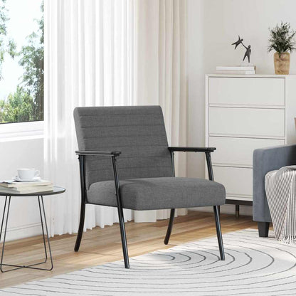 vidaXL Sessel Dunkelgrau 59 x 75 x 78 cm Stoff