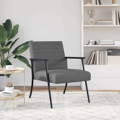 vidaXL Sessel Dunkelgrau 59 x 75 x 78 cm Stoff