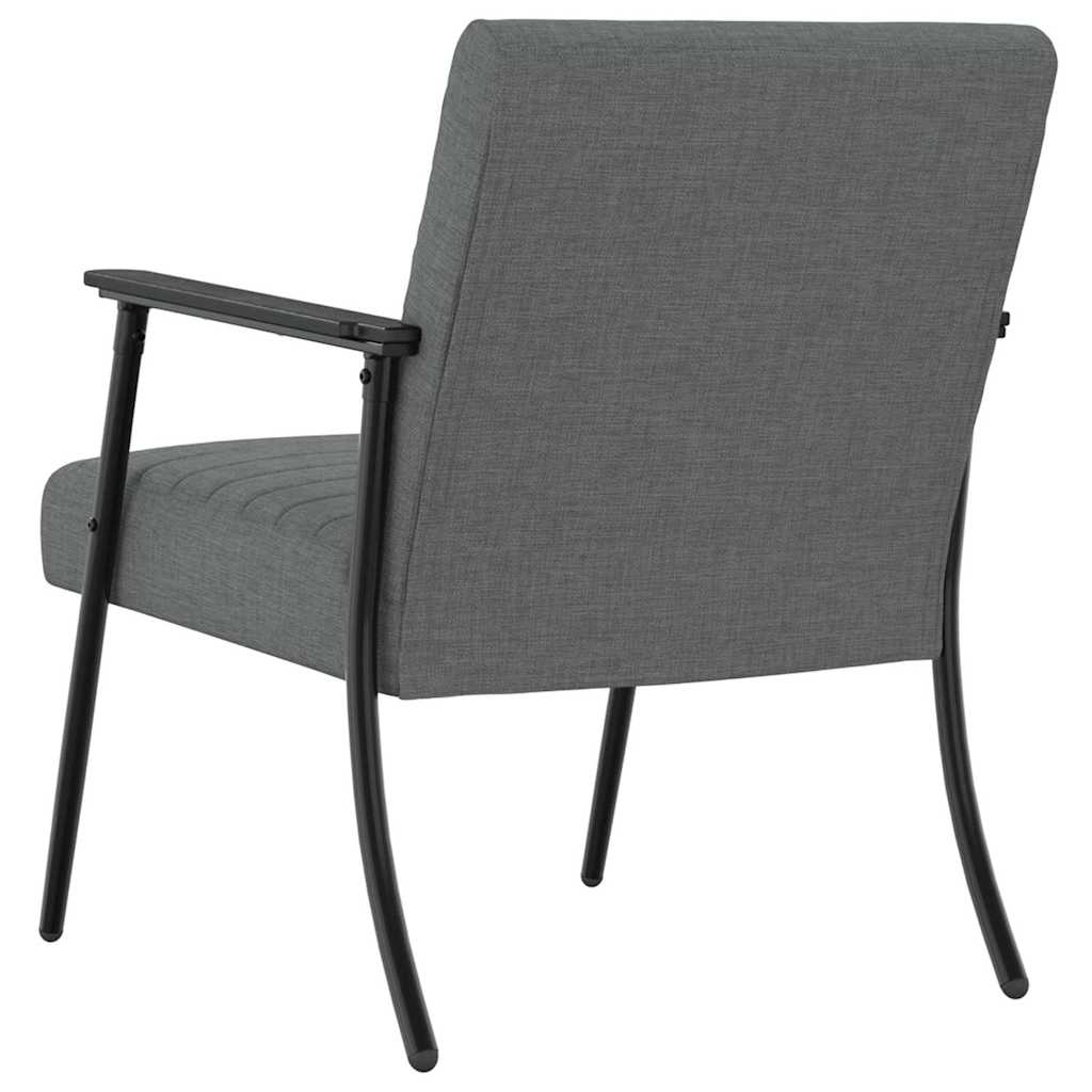 vidaXL Sessel Dunkelgrau 59 x 75 x 78 cm Stoff