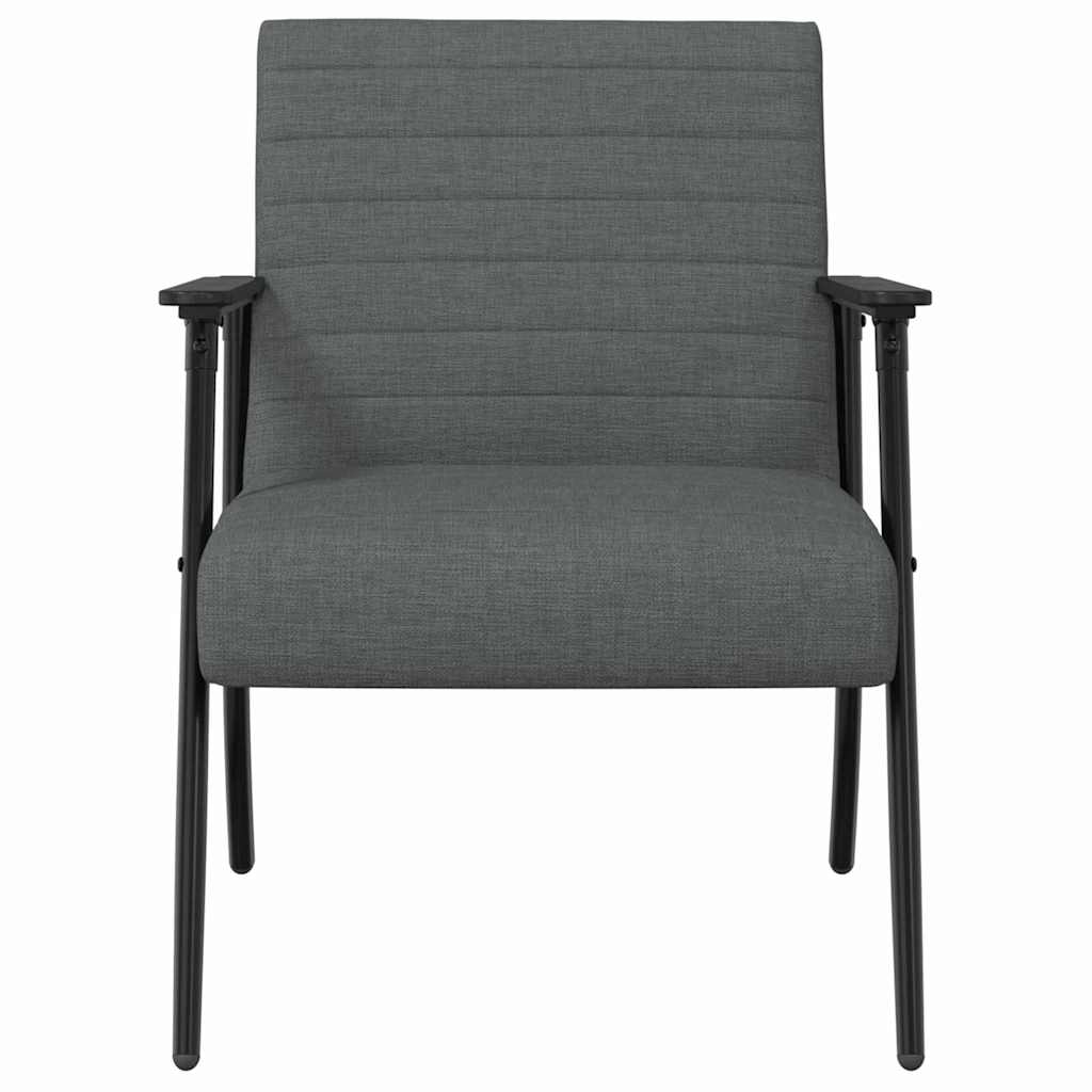vidaXL Sessel Dunkelgrau 59 x 75 x 78 cm Stoff