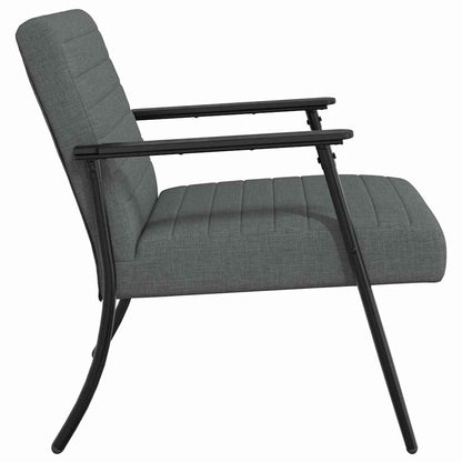 vidaXL Sessel Dunkelgrau 59 x 75 x 78 cm Stoff