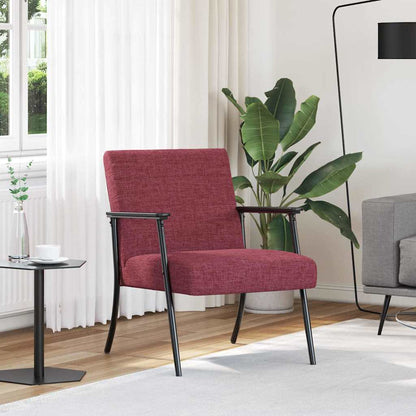 Sessel Weinrot 59 x 75 x 78 cm Stoff