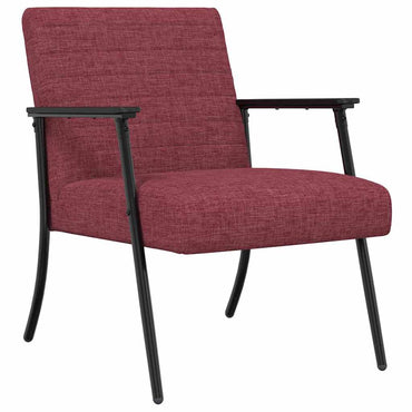 vidaXL Sessel Weinrot 59 x 75 x 78 cm Stoff