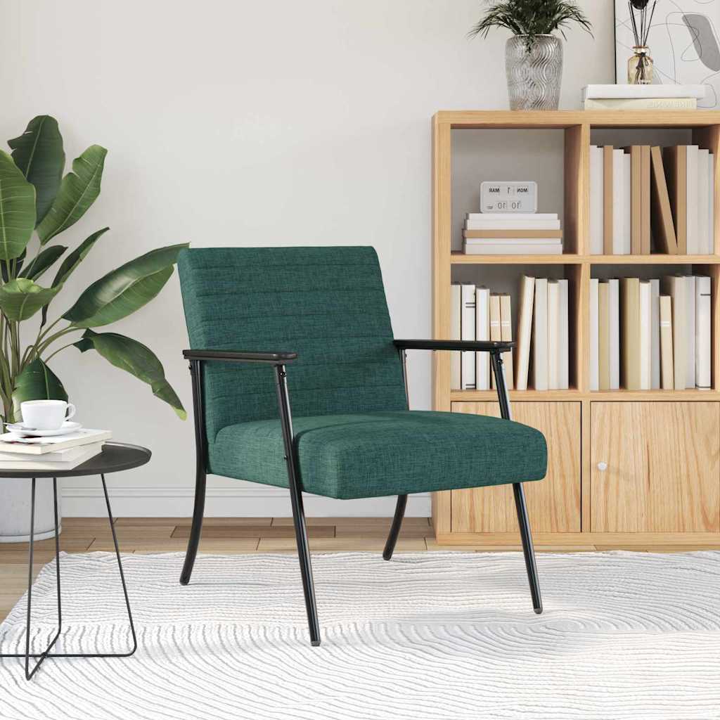 Sessel Dunkelgrün 59 x 75 x 78 cm Stoff