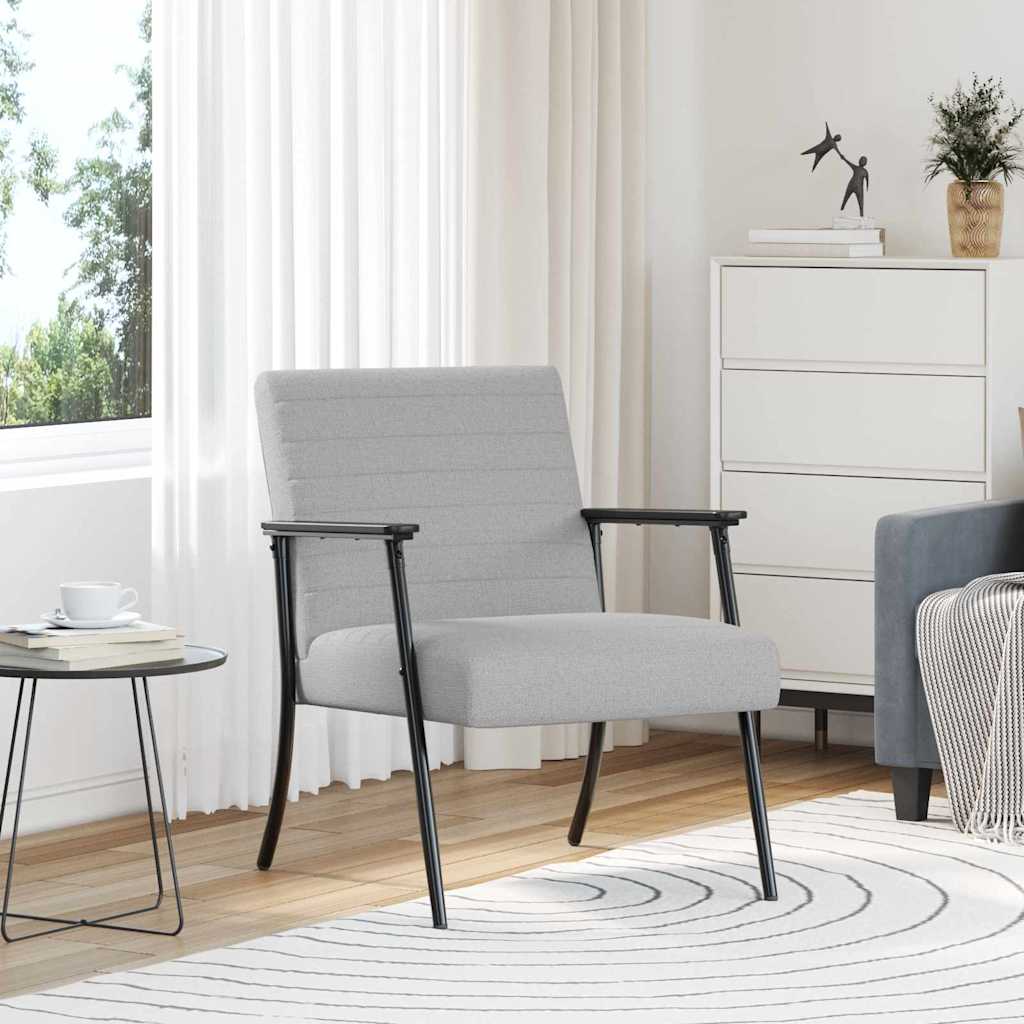 Sessel Wolkengrau 59 x 75 x 78 cm Stoff