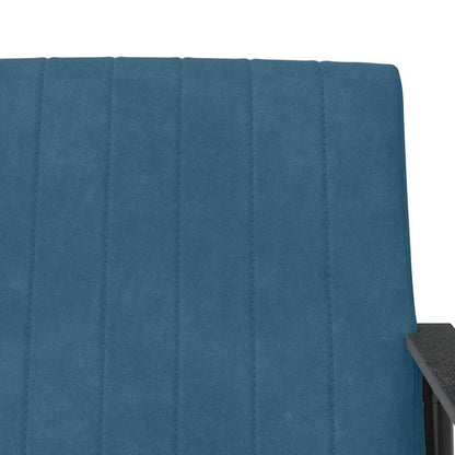 Sessel Blau 59 x 75 x 78 cm Samt