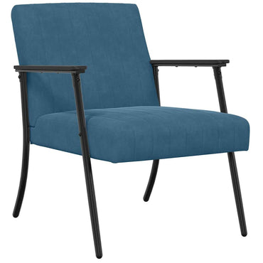 vidaXL Sessel Blau 59 x 75 x 78 cm Samt