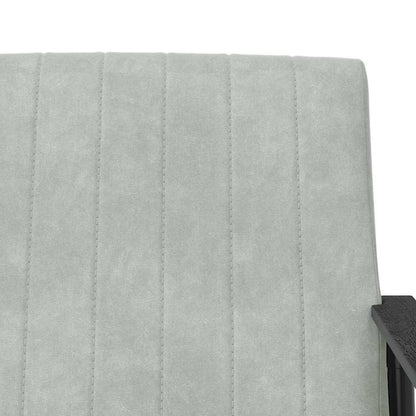vidaXL Sessel Hellgrau 59 x 75 x 78 cm Samt