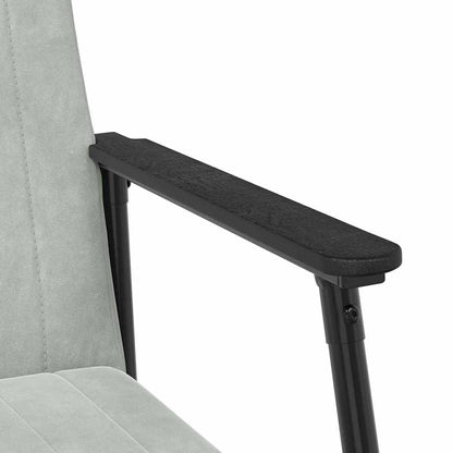 vidaXL Sessel Hellgrau 59 x 75 x 78 cm Samt