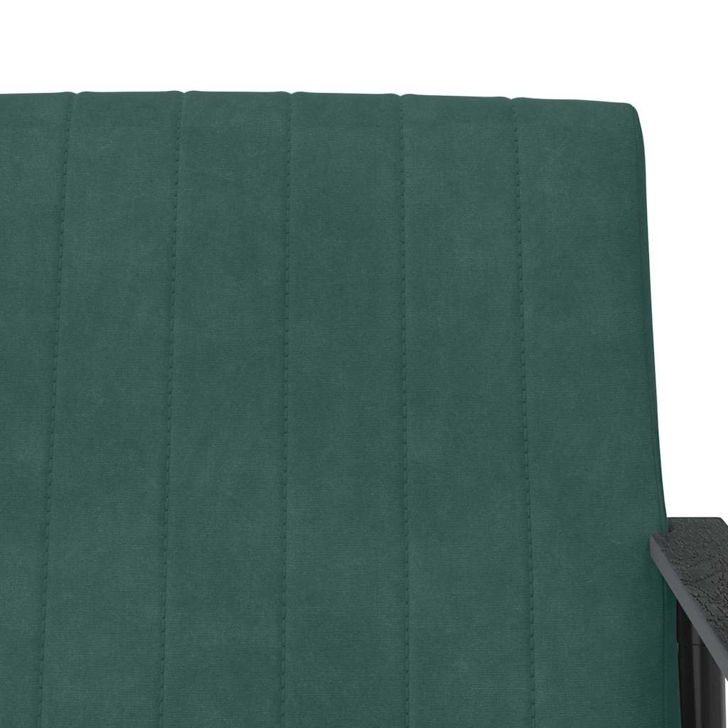 vidaXL Sessel Dunkelgrün 59 x 75 x 78 cm Samt