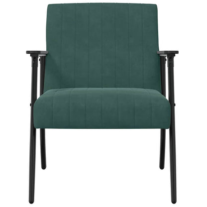 vidaXL Sessel Dunkelgrün 59 x 75 x 78 cm Samt