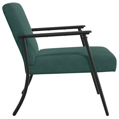 vidaXL Sessel Dunkelgrün 59 x 75 x 78 cm Samt