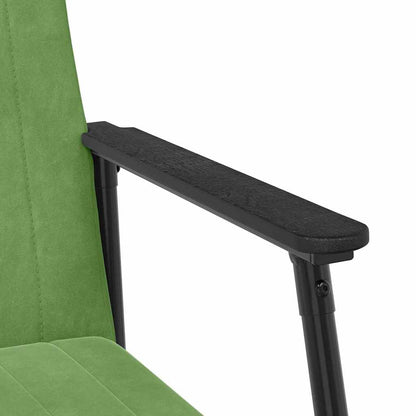 vidaXL Sessel Hellgrün 59 x 75 x 78 cm Samt