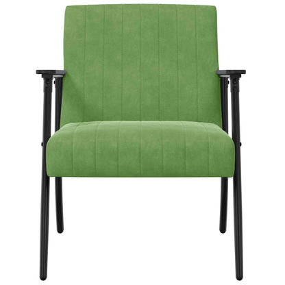 vidaXL Sessel Hellgrün 59 x 75 x 78 cm Samt