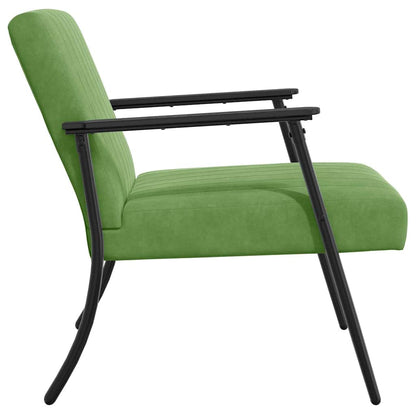 vidaXL Sessel Hellgrün 59 x 75 x 78 cm Samt