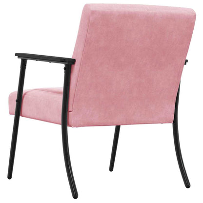Sessel Rosa 59 x 75 x 78 cm Samt