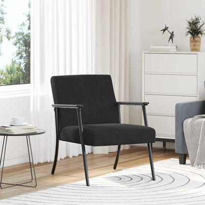 vidaXL Sessel Schwarz 59 x 75 x 78 cm Samt